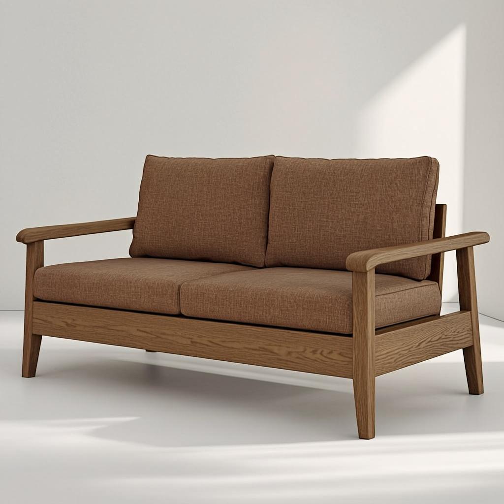 Solid Wood Sofa Set (3+2+1)